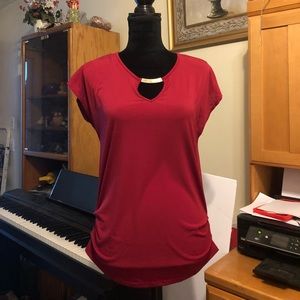 Very nice red  Ladies top